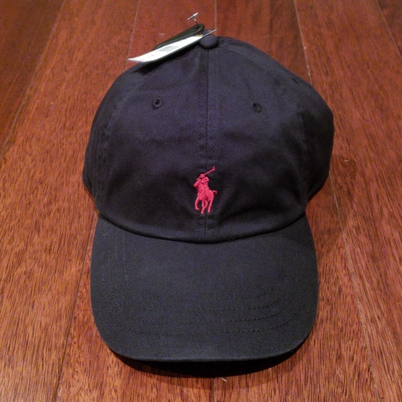 mens black polo hat